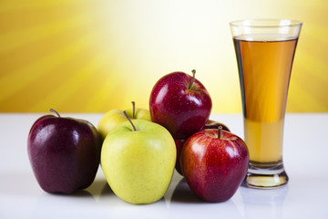 Fruits, vegetables, fruit juices, vegetable juices, healthy food