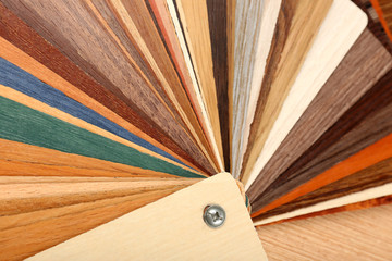 Obraz na płótnie Canvas Color palette for furniture close-up