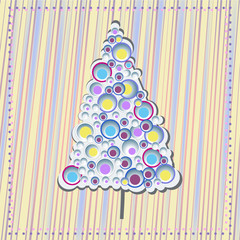 modern christmas tree