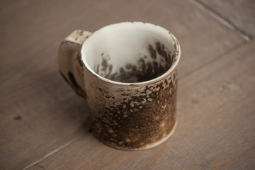 Traditional handcrafted mug