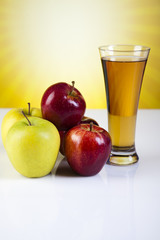 Fruits, vegetables, fruit juices, vegetable juices, healthy food