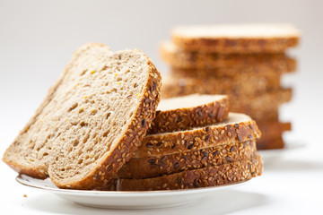 tasty sliced raisin bread