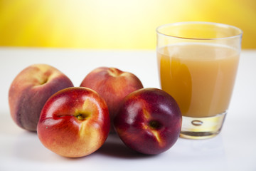 Fruits, vegetables, fruit juices, vegetable juices, healthy food