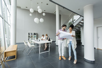 Young people in the office