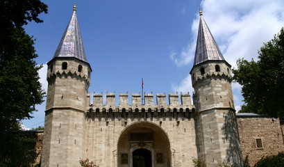 Fototapeta na wymiar Topkapi Palace at Istanbul Turkey