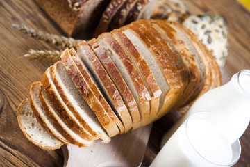 Breads in basket