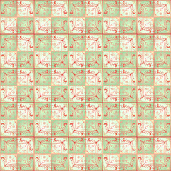 Red-green wrapping paper