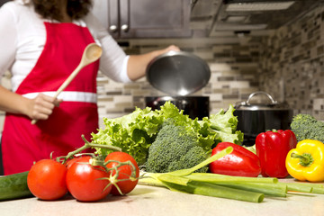 woman in the kitchen