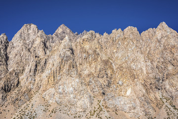 Penitentes Mountain in Mendoza, Argentina