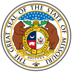 Missouri State Seal - obrazy, fototapety, plakaty