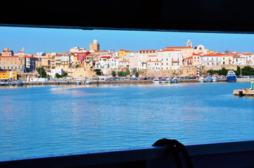 termoli landscape seen from the ferry