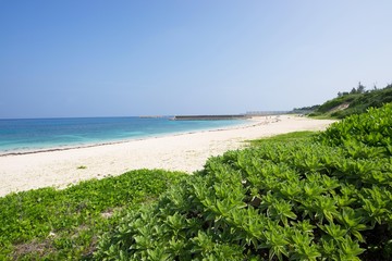 沖縄のビーチ・久高島