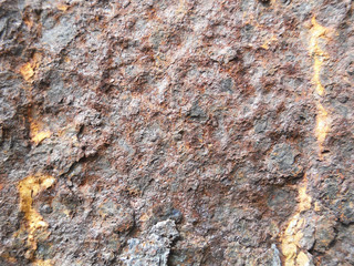 Iron surface rust