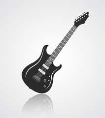 Obraz premium Ikona gitara elektryczna