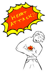 doodle Man - Heart Attack