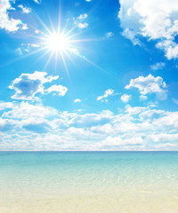 beach and tropical sea