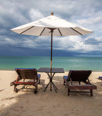 beach and tropical sea