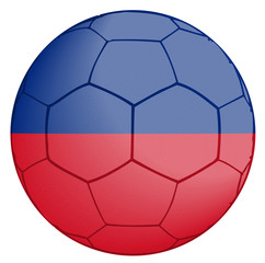 Obraz premium Soccer Ball Liechtenstein