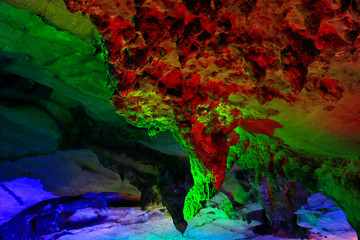 strange shapes and lighting