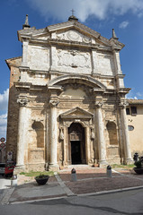 Fototapeta na wymiar Chiesa di Santa Lucia a Montepulciano