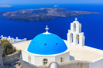 Church in Firostefani, Santorini Greece