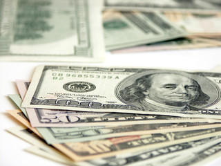 heap of dollars, money background