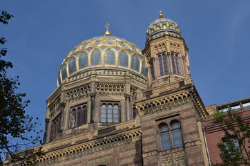 Fototapeta na wymiar Neue Synagoge in Berlin