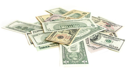 heap of dollars, money background
