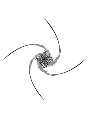 Wirbel Linien Muster