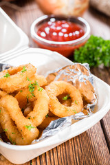 Portion of Onion Rings