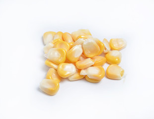 Fototapeta na wymiar corn isolated on white background