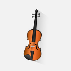 Fototapeta premium Violin vector