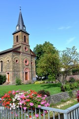 Fototapeta na wymiar Pfarrkirche Sankt Ferrutius Bad Camberg Würges