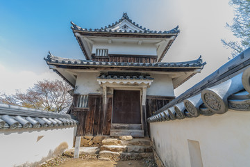 Obraz premium 備中松山城の２重櫓