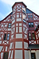 Treppenhaus Fassadenteil historischer Amthof Bad Camberg