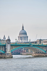 Fototapeta na wymiar Blackfriars Bridge at London, England