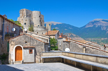 Alleyway. Morano Calabro. Calabria. Italy.