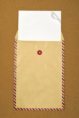 Brown Envelope With Paper