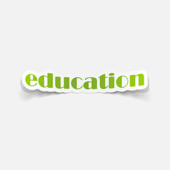 realistic design element: education