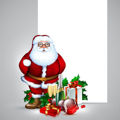 Santa christmas design