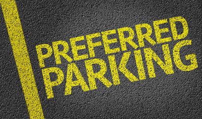 Parking space reserved for Preferred shoppers