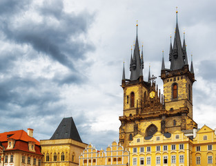 The Church of The Mother of God in front of Tyn in Prague, Czech