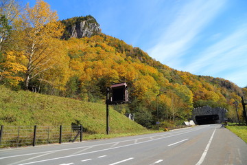 層雲峡銀河トンネル