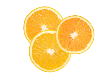 Fototapeta na wymiar Orange pieces