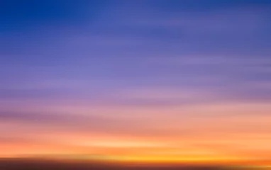 Fotobehang Blur of sunset sky illustration © PeoGeo
