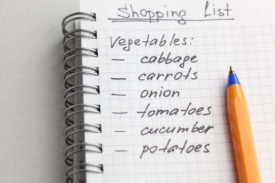 Shopping List