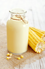 Fresh sweet corn juice © tashka2000