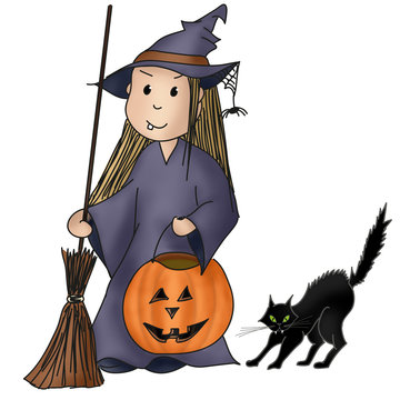 sorci&egrave;re halloween dessin