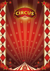 circus vintage rhombus poster
