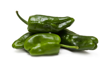 green pepper isolated